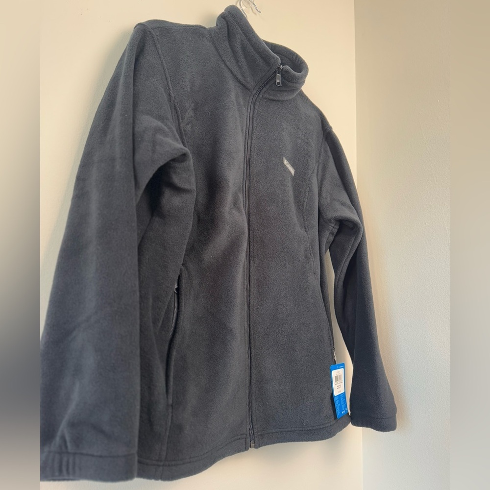 COLUMBIA Fleece Black Jacket (new with tag) - Picture 6 of 8